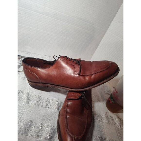 Allen Edmonds LaSalle Brown Leather Lace up Dress Derby‎ Brown Size US Men's 12D - Picture 7 of 16